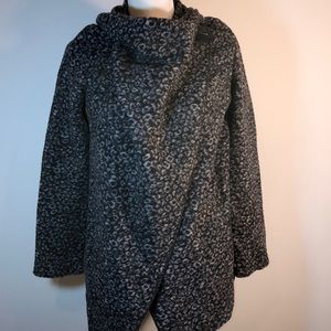Kenar Black & Gray Patterned Sweater Size L
